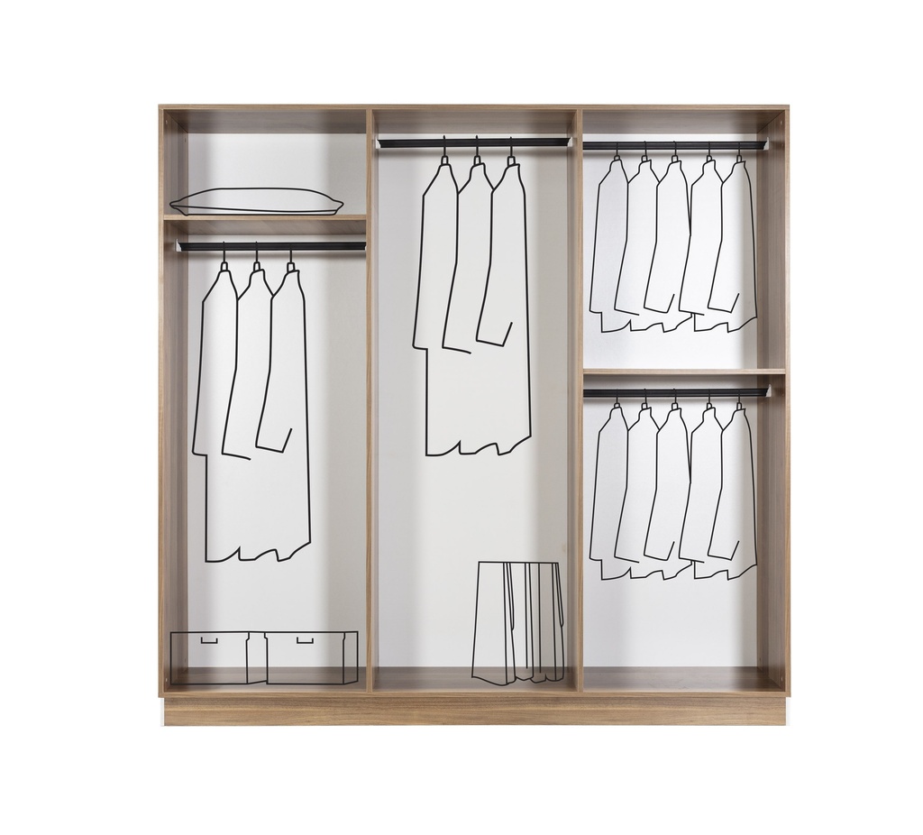 King Bedroom Set + Wardrobe | Hermes 21