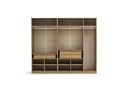 Wardrobe 5 Doors | Latte