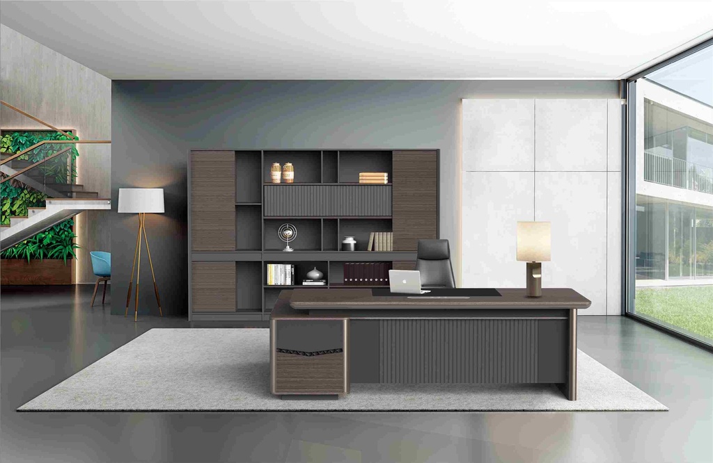 Managerial Desk 2000W*1800D*760H | B1009 Tech Wood | ZC-02D20	