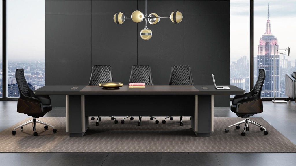Meeting Table | 3200W*1200D*760H | B1009 Tech Wood | ZC-06C32	