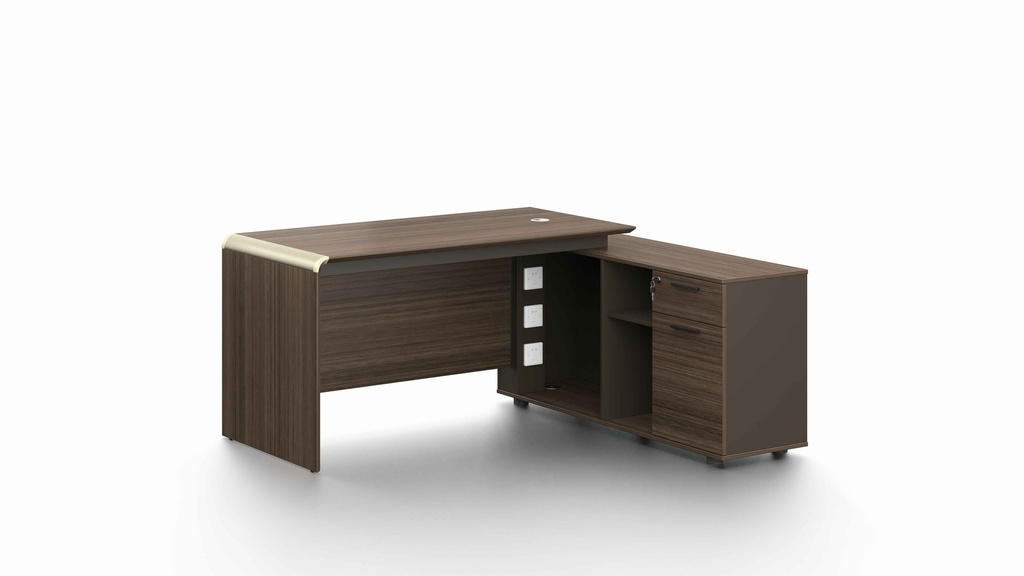 Office Desk 2D L-Shape 1600 London I | DG02-D0316