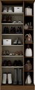 Shoe Rack + Mirror Duetto | Brown | D182-130