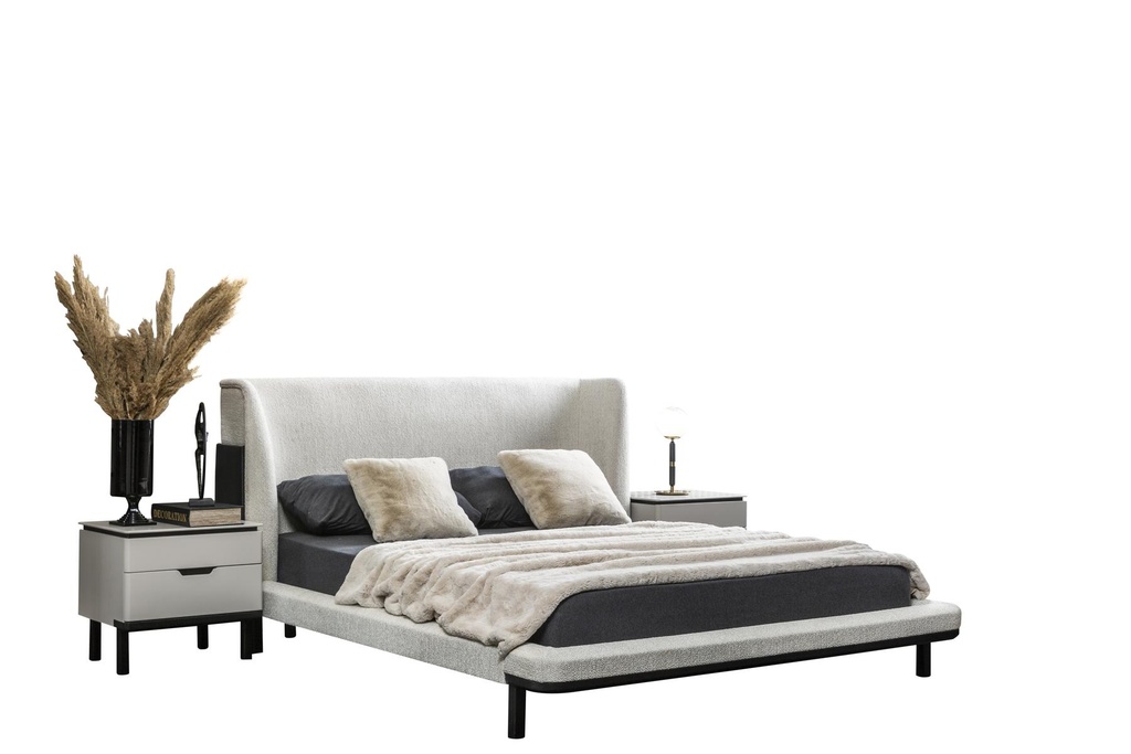 King Bedstead + Nightstands