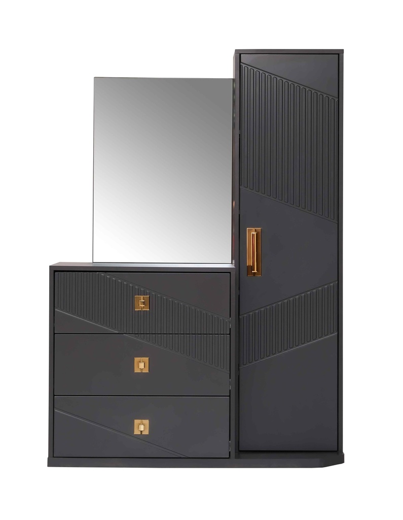 Chest of Drawer and Mirror