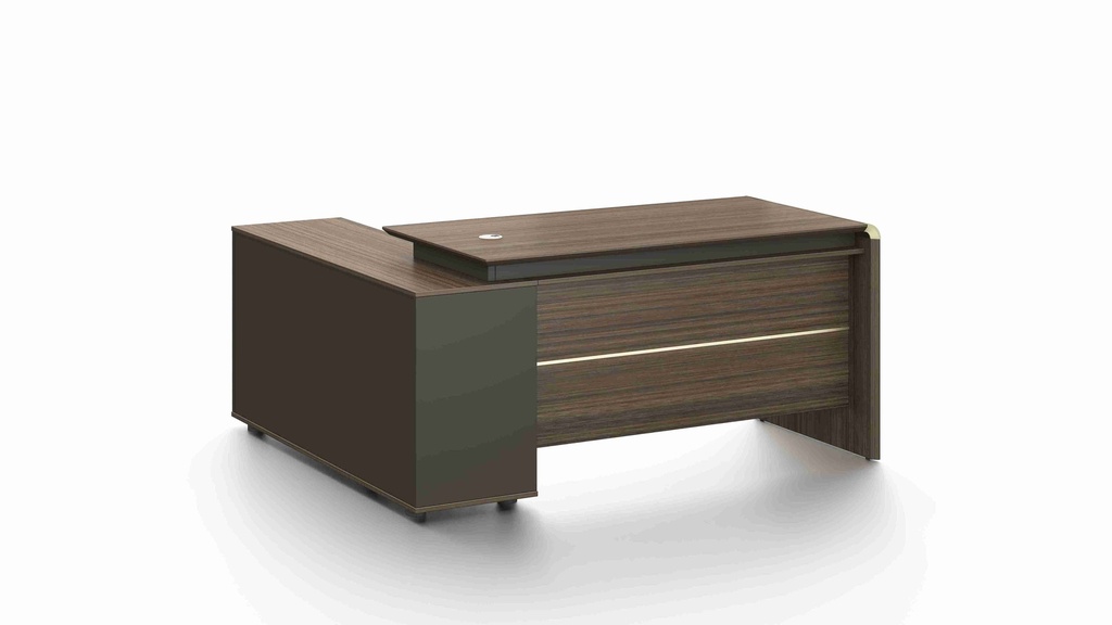 Office Desk 1600 | 2D | L-Shape | London I