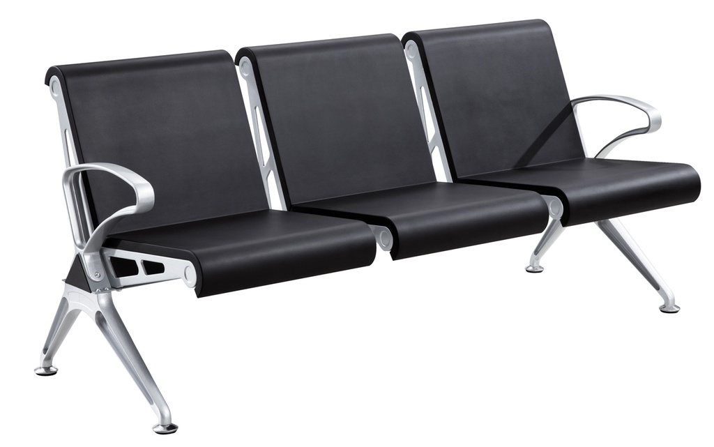 Steel Public Seating | 3 Seater 