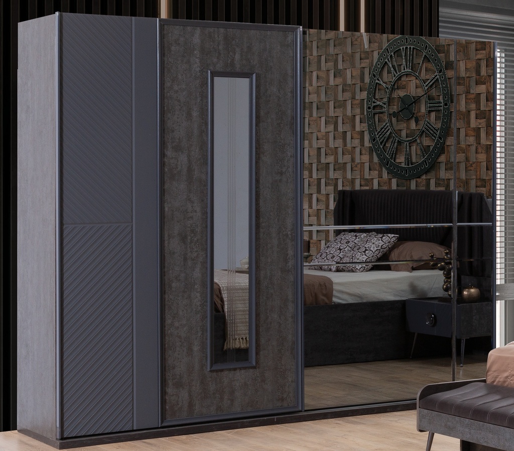 Wardrobe 6 Doors | Lucas