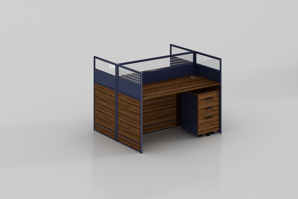 Workstation | 2S | 600 + Mobile Pedestal | HBP03