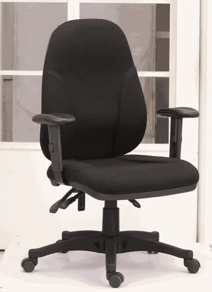 Low Back Chair | Mesh | Black | D06