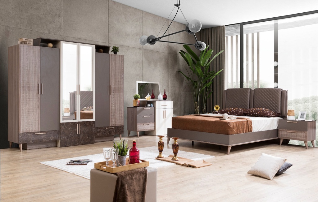 King Bedroom Set 5 PC | Saffran