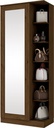 Shoe Rack + Mirror Duetto | Brown | D182-130