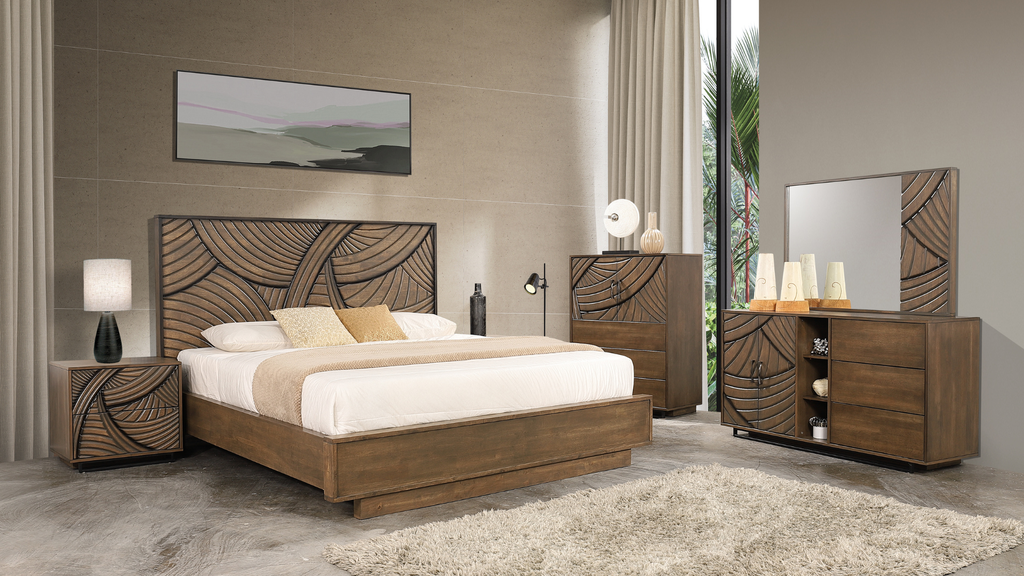 King Bedroom Set 5 PC | Flore