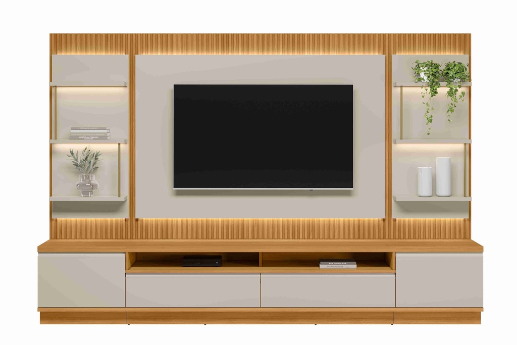 Home Theater | TV 75" | Tauari/OffWhite | Sao Paulo