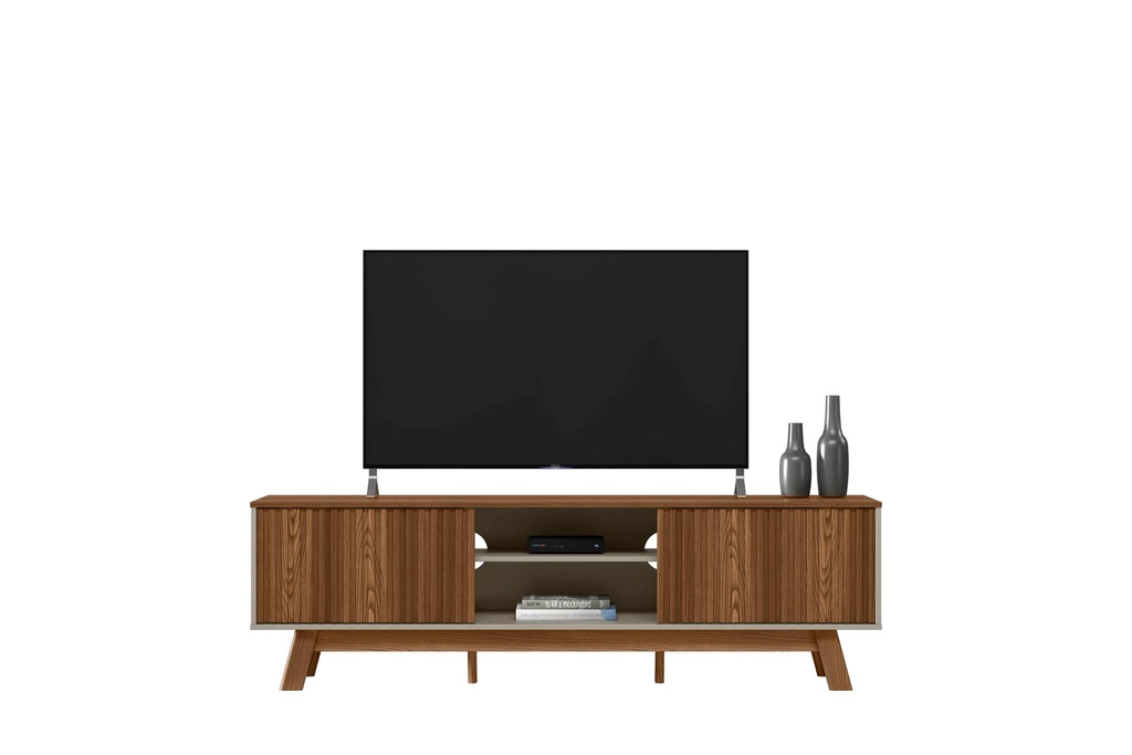 Rack | TV 70" | Brown/OffWhite | Sao Francisco
