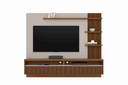 Home Theater | TV 65" | Brown/OffWhite | Araruna