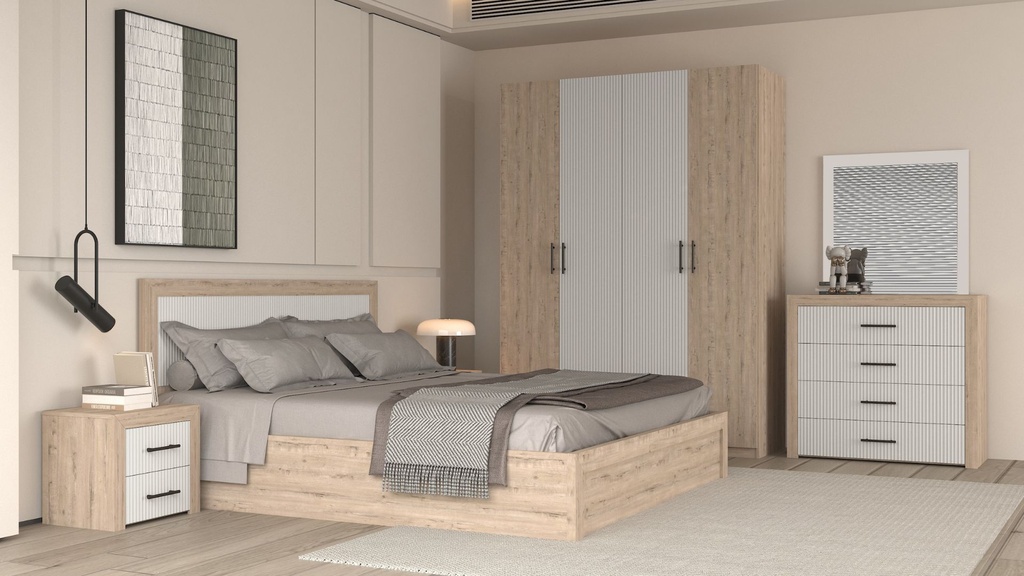 King Bedroom Set 5 PC | Oslo