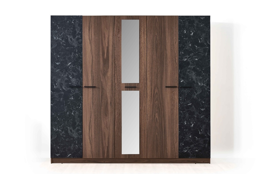 Wardrobe 5 Doors | Hazar Lotus | Kayna