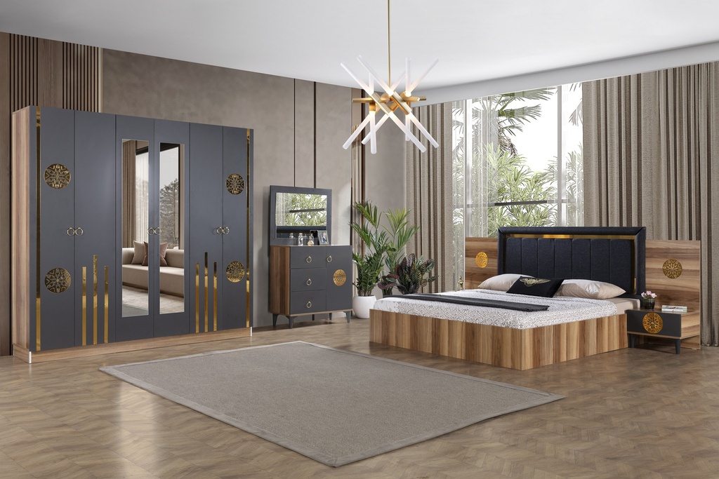 King Bedroom Set + Wardrobe | Hermes 21