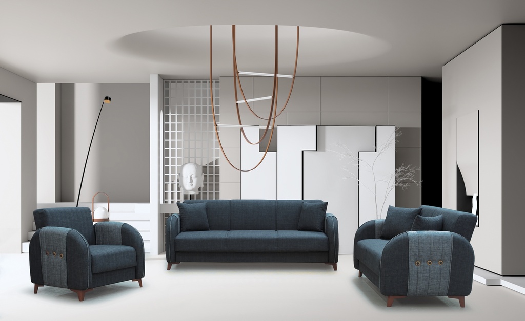 Sofa Set 3+3+1 | Soren