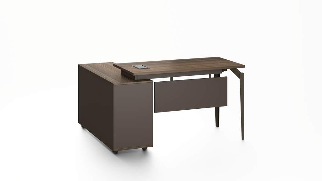 Office Desk 1400 + Return | L/R | Miami