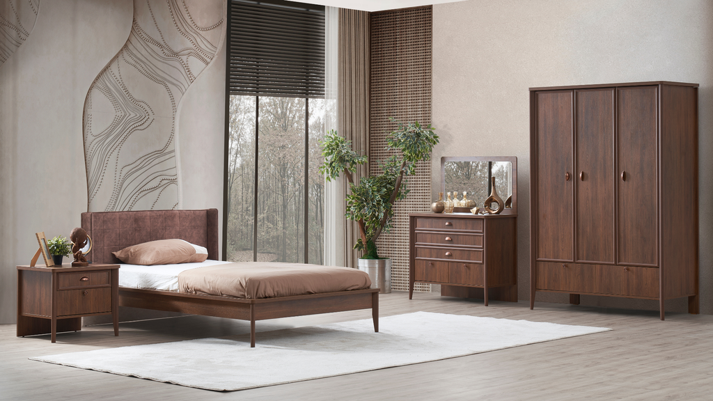 Twin Bedroom Set 4 PC | Maksim