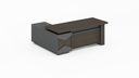 Managerial Office Desk 1600 + Return | L/R | Texas