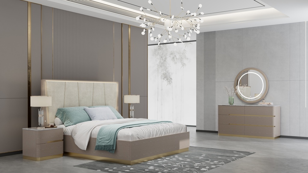 King Bedroom Set 5 PC | Monaco