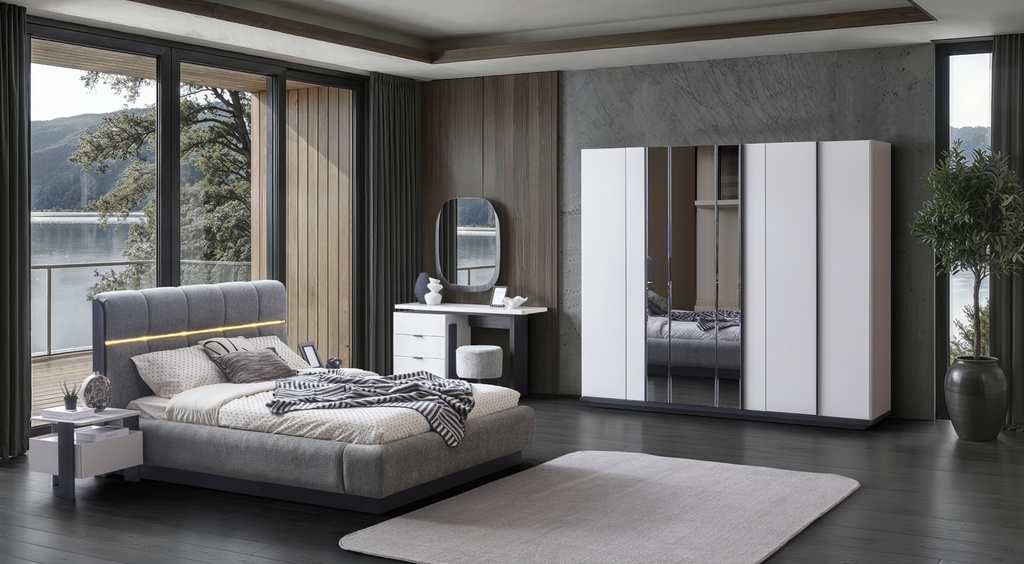 King Bedroom Set 6 PC | Eska