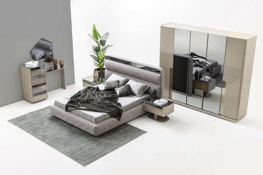 King Bedroom Set 6 PC | Inox
