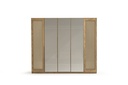 Wardrobe 5 Doors | Latte