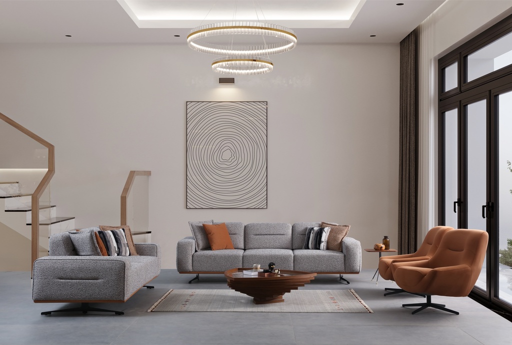 Sofa Set 3+3+1 | Esse