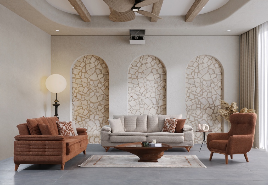 Sofa Set 3+3+1 | Roma