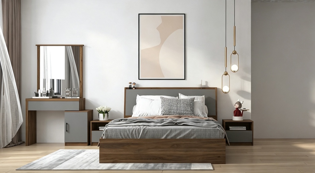 Queen Bedroom Set 5 PC | Nina