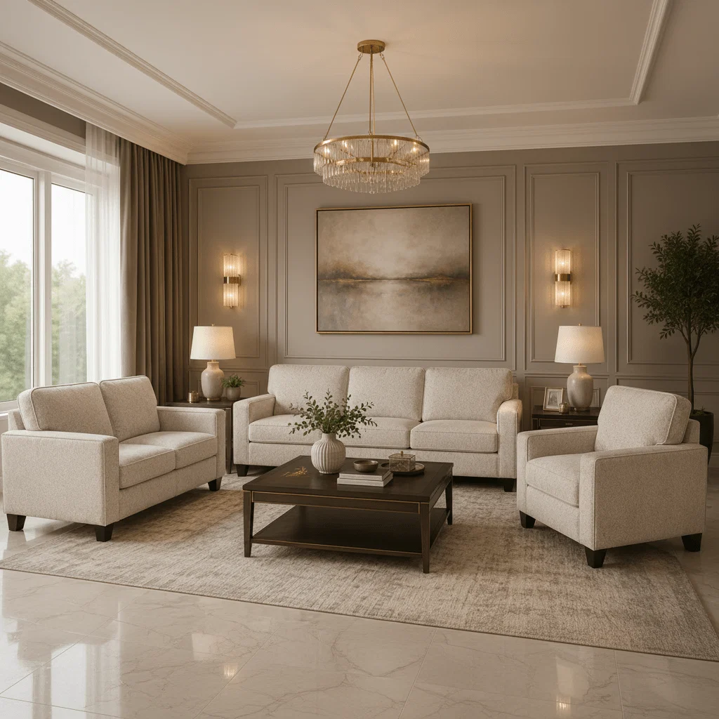 Sofa Set 3+2+1+Ottoman | Sheenan