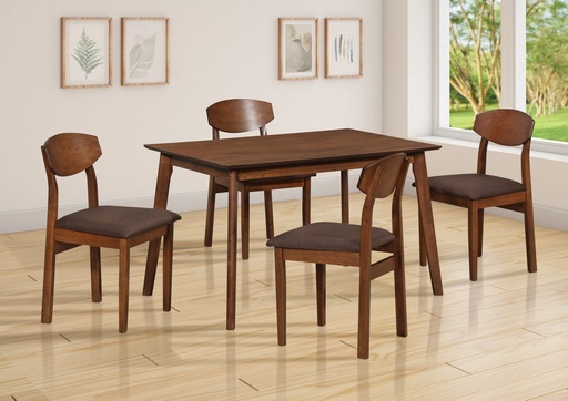 [SYF2DTS04] Dining Table Set 4 Chairs | Alisson