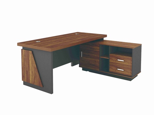 [MH1EXD10] Executive Desk + Return 1600 | Right | AM09