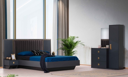 [AP2KBRS06] King Bedroom Set 5 PC | Bernard