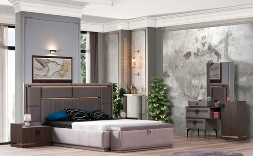 [AP2KBRS09] King Bedroom Set 6 PC | Gediz