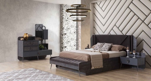 [AP2KBRS01] King Bedroom Set 5 PC | Lucas