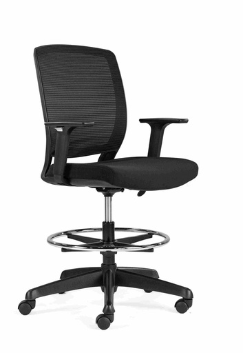 [BO1STL06] Teller Stool Mesh Chair | Black | 220