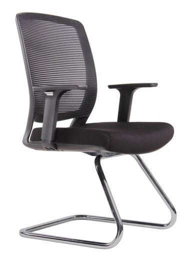 [BO1VAC03] Visitor Armchair | Black | 220