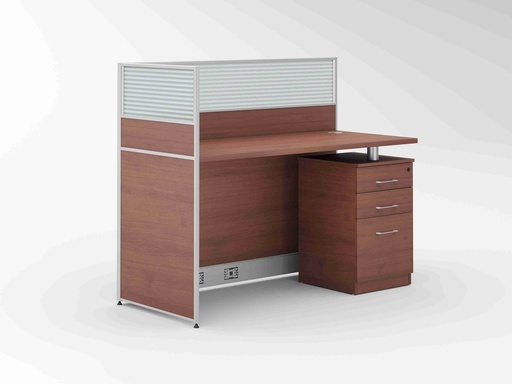 [HJ1WS05] Alu. Workstation | 1 Seater | 600 | H18-1