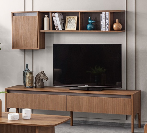 [GA2MTU21] Entertainment Center TV | Wood