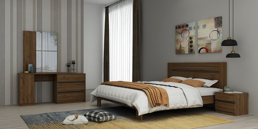 [KN2KBRS25] King Bedroom Set 5 PC | M28 | Vigo