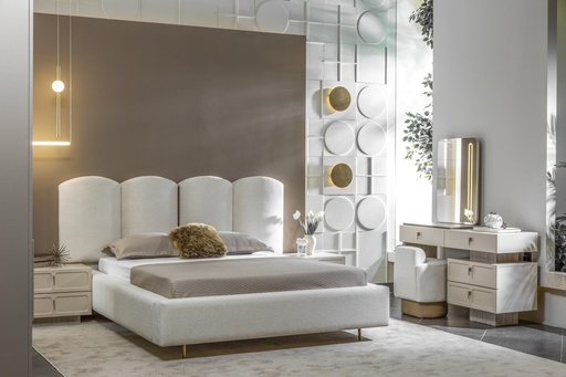 [LD2KBRS35] King Bedroom Set 6 PC | Dante 