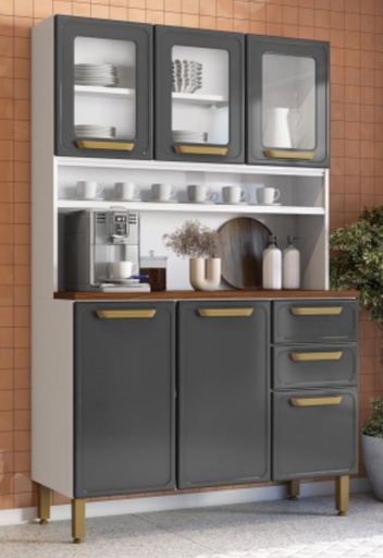 [BT9KFC14] Kitchen Full Cabinet 5 Doors | 3 Drawers | Bella | 7156-90053