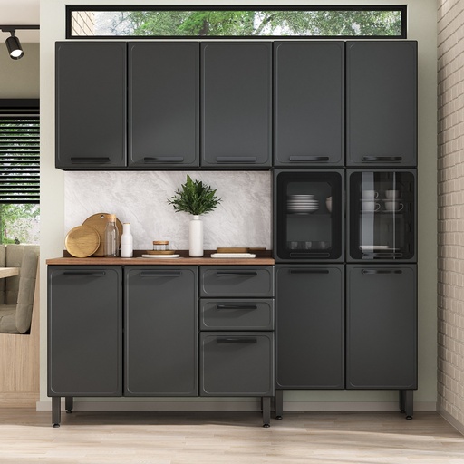 [BT9KS15] Kitchen 3 PC Set | Estilo | Wooden Top