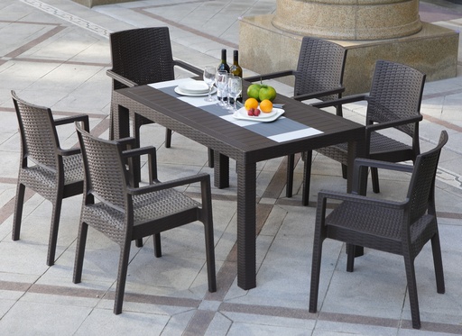 [IS7DTS25] Outdoors 5PC Table Set | 4 Persons | 2001/3002