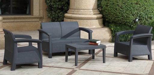 [IS7ODS01] Outdoors 4PC Sofa Set | 4 Persons | S012