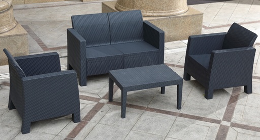 [IS7ODS02] Outdoors 4PC Sofa Set | 4 Persons | S032